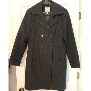 Old Navy Gold Label Size Medium Gray Wool Pea coat Double Breast University